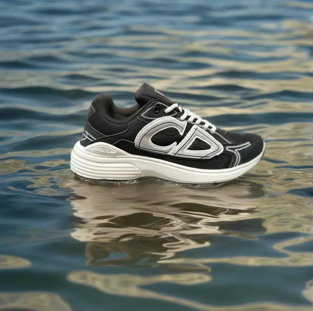 Men Running Shoes 2025 New Casual Mesh Breathable Lace-Up Sport Shoes Male Fashion Lightweight Non-Slip b30 Walking Shoes