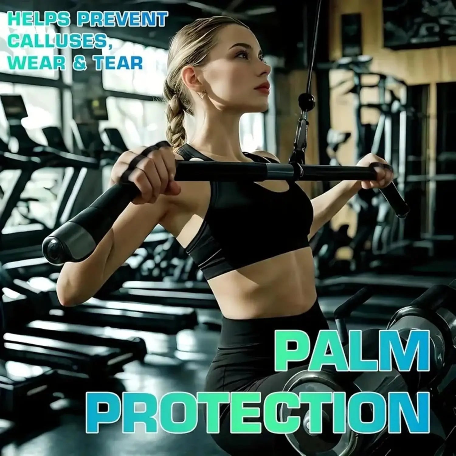 Gym Gloves Grip Strengthener Silicone Palm Grips Crosstraining Palm Grip Hand Protection for Gymnastics Weightlifting Exercise