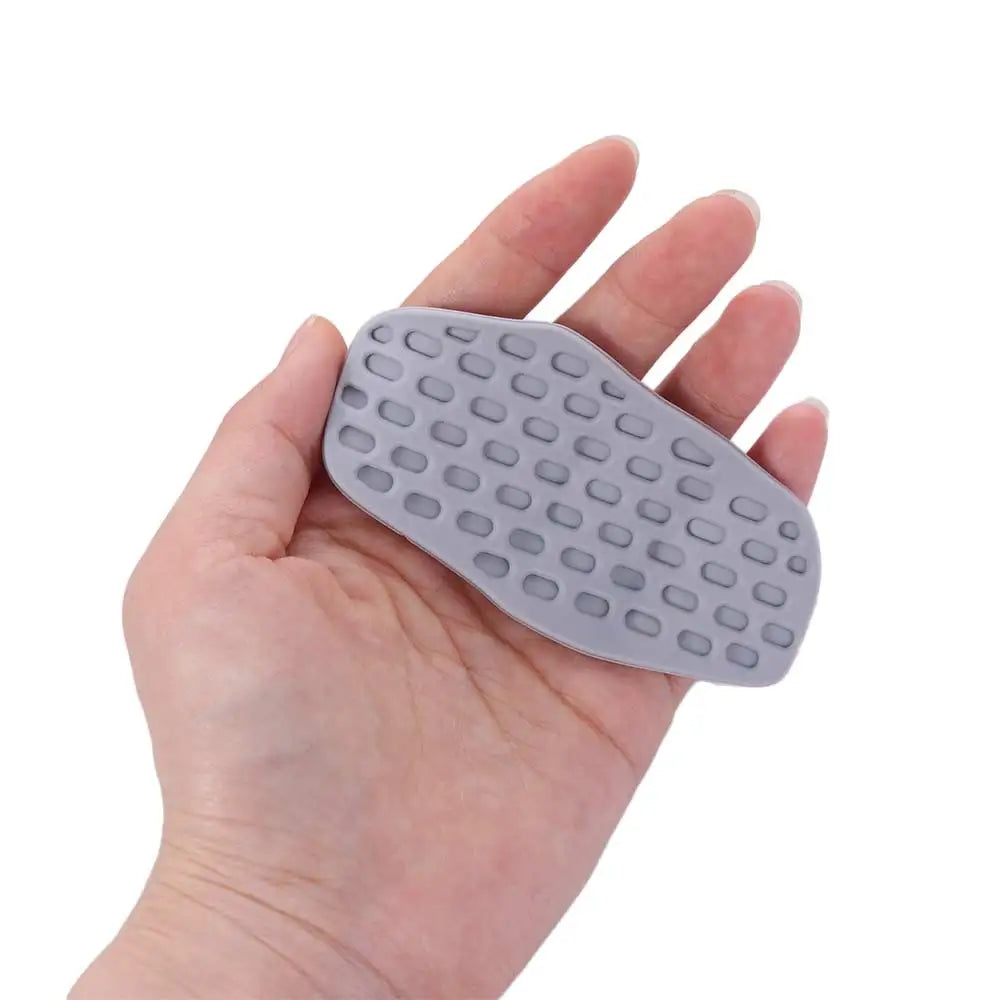 1 Pair Ergonomic Fitness Palm Guard Elastic Honeycomb-shaped Weightlifting Palm Protector Anti-slip Silicone