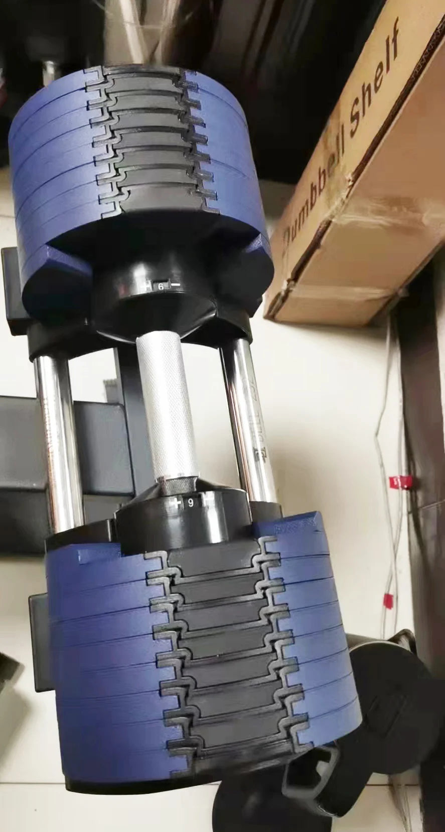 2024 New Arrivals Premium Quality 32kg 36kg 80lb 90lb 100lb 2kg Increments Adjustable Dumbbell with Bracket