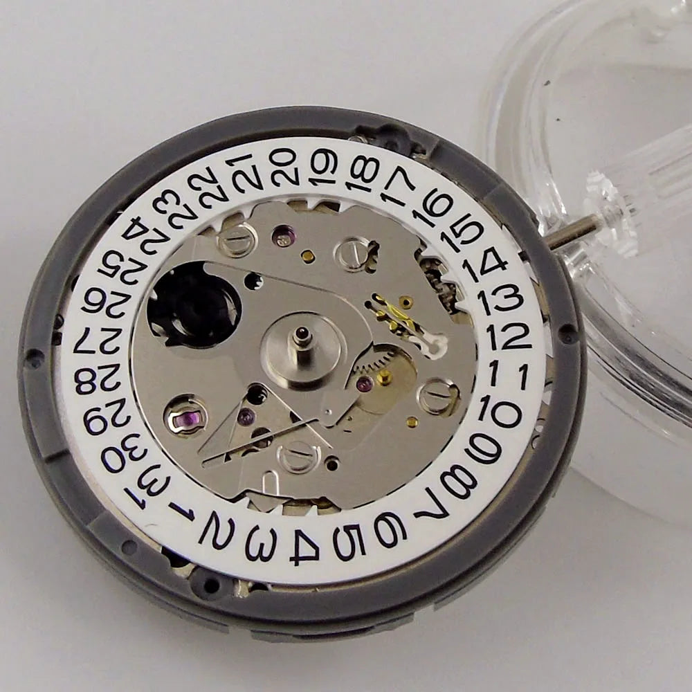 High Accuracy NH35A Automatic Movement Self-winding MOD Watch Accessories 3H Crown 21600Bph White Date Wheel Hacking Seconds