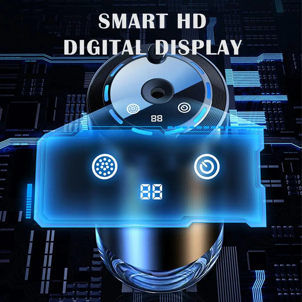 Smart Car Air Freshener, Rechargeable Car Aroma Diffuser, 5 Levels Of Adjustable Intelligent Car Diffuser