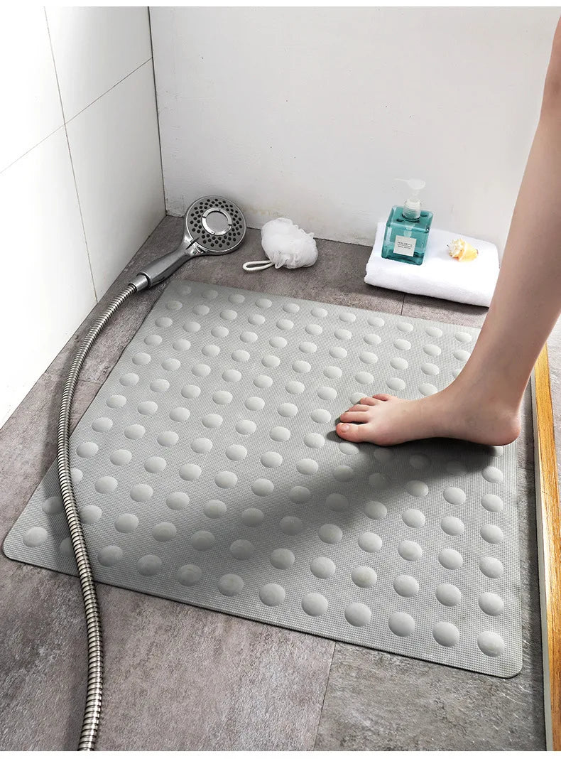 Bathroom Mat Anti-slip Grip Mat Soft Shower Massage Mat Bathtub Carpet Shower Mat Floor Mats Hotel High End Feel 2025