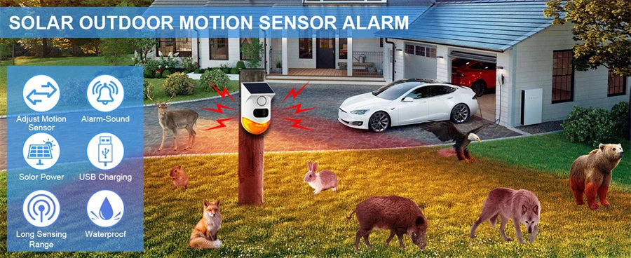 Smart Tuya Home Security WIFI APP Control PIR Sensor Alarm Detector Waterproof 120db Loud Sound Security Siren Strobe Light
