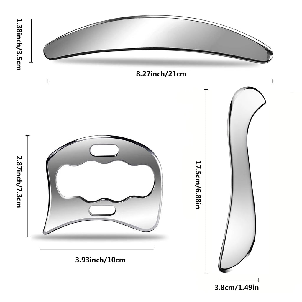Gua Sha Stainless Steel Massage Tools Muscle Scraper Tool, Physiotherapy Tools, Muscle Gua Sha Tools
