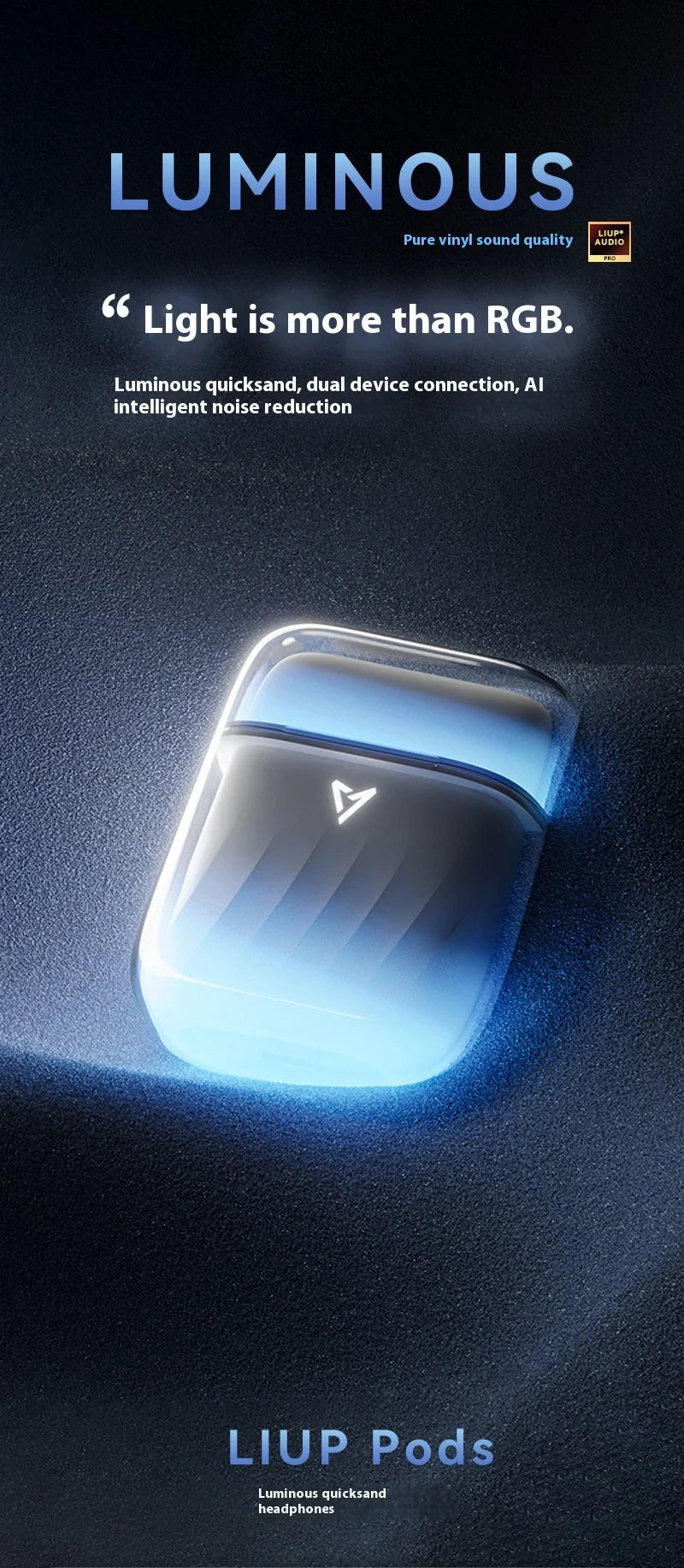 Glowing Gaming Bluetooth Earphones High Quality Sound Long Battery Life True Wireless Earbuds For Sports And Fitness