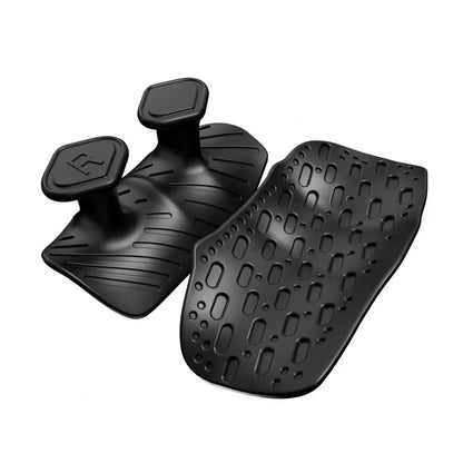 1 Pair 2-Finger Workout Grips Palm Protection Weight Lifting Dumbbell Deadlift Grippers Gym Training Exercise Fingerless Gloves