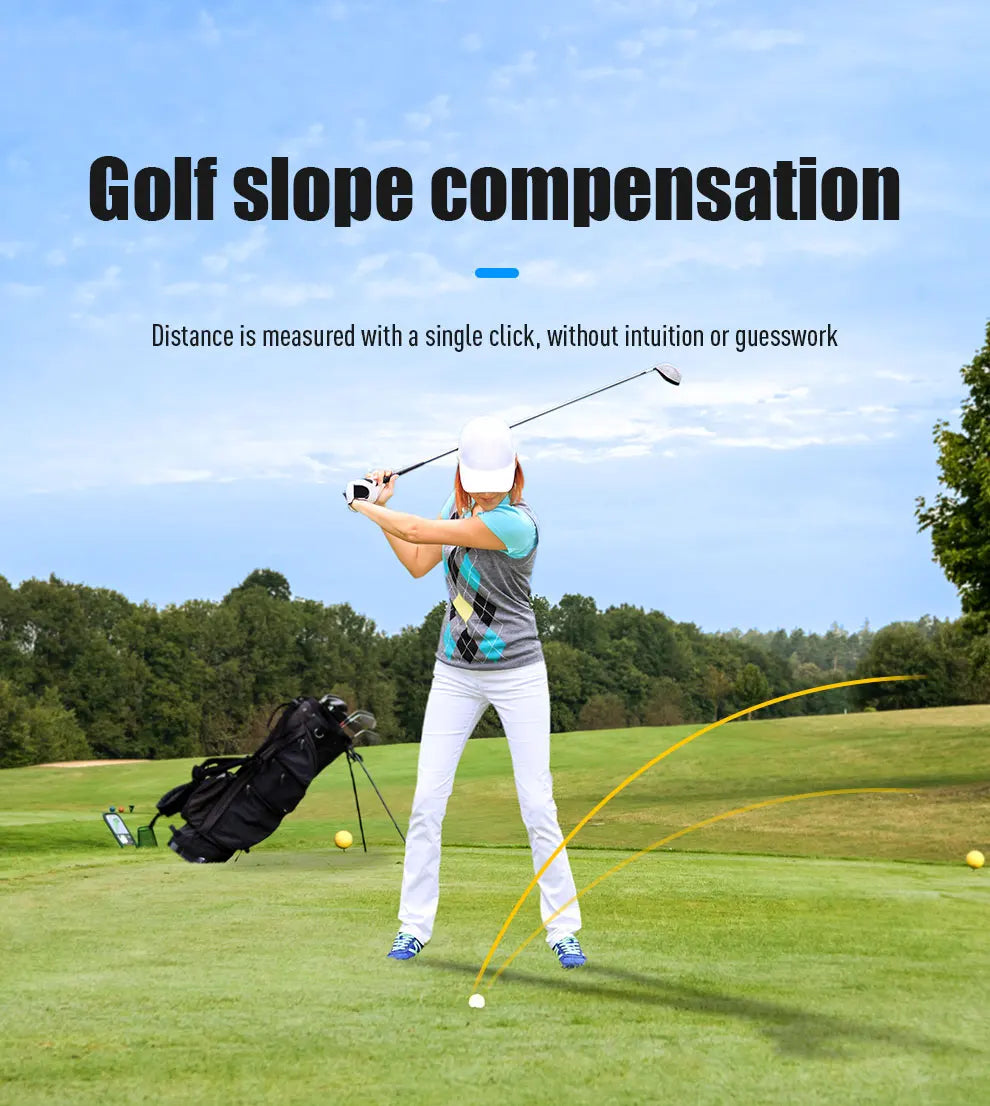 Laser Rangefinder for Hunting Golf Range Finder Distance Meter Telescope Telemeter 600M 800M 1000M Ranging Slope Height Angle