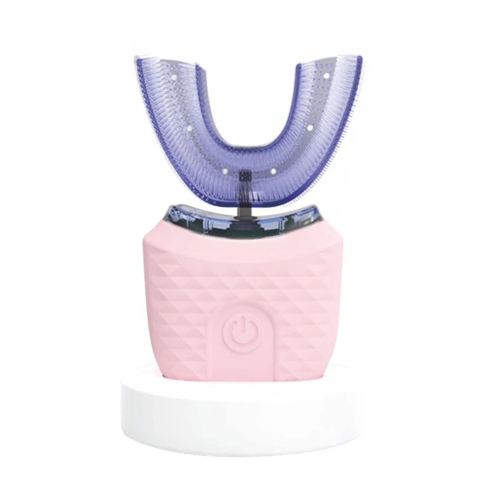 Ultrasonic Electric Toothbrush U-shaped Adult Automatic Toothbrush 360° Full Mouth Whitening Wireless Charging Waterproof Brush