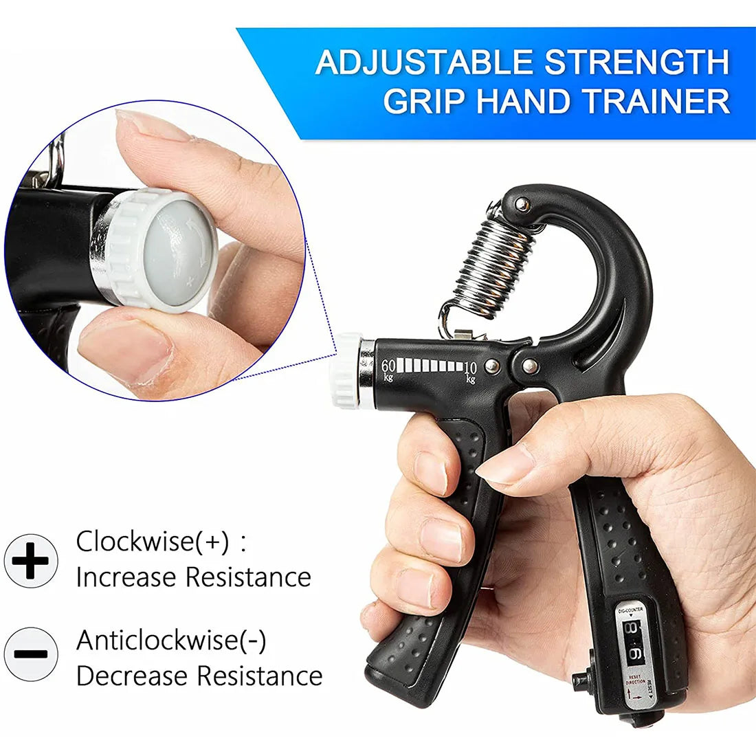 Hand Grips Strengthener Men and Women Arm Spring Finger Massager Expander Hand Exercise Gym Fitness Training Wrist Gripper 2025