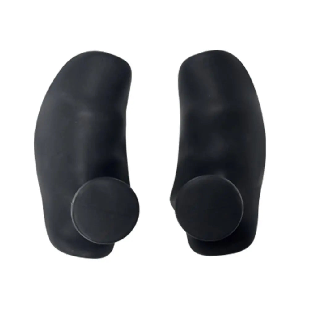 1 Pair Ergonomic Weight Lifting Grips Anti-slip Elastic Workout Gym Gloves Thicken Silicone Silicone Palm Grips Weightlifting
