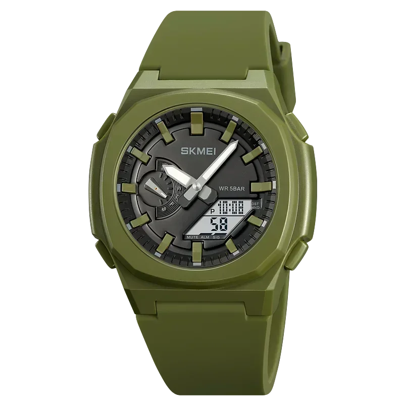 SKMEI 2091 5 Alarms Date Clock reloj hombre with Japan Digital Movement Sport Watches Waterproof Men Countdown Chrono Wriswatch