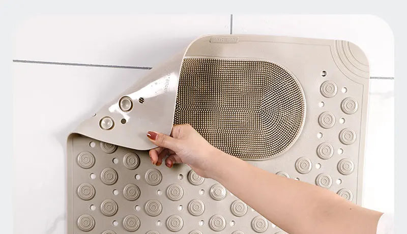 Waterproof Bathroom Anti-Slip Floor Mat Shower Room Dedicated Non-Slip Massage Foot Bath Mat for Bathtub Toilet