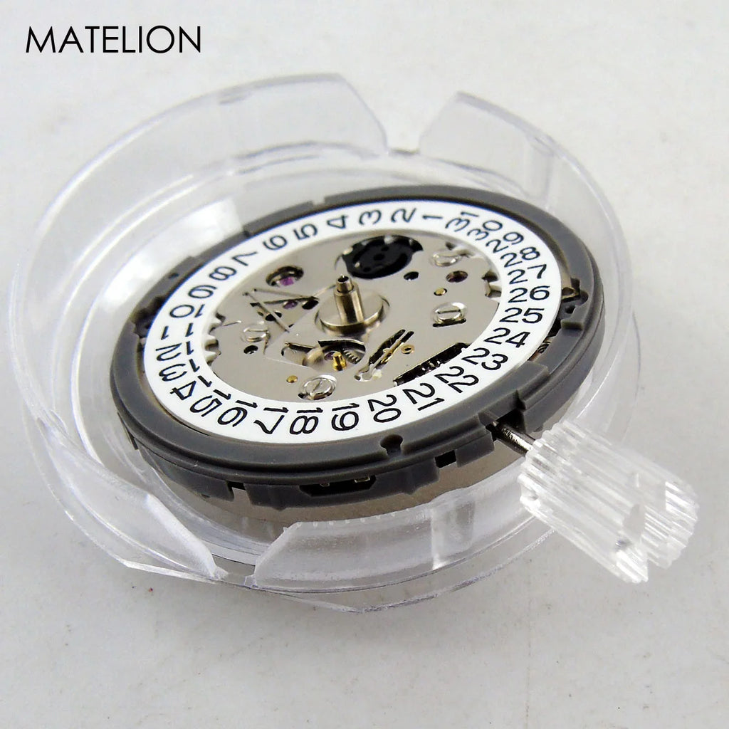 High Accuracy NH35A Automatic Movement Self-winding MOD Watch Accessories 3H Crown 21600Bph White Date Wheel Hacking Seconds