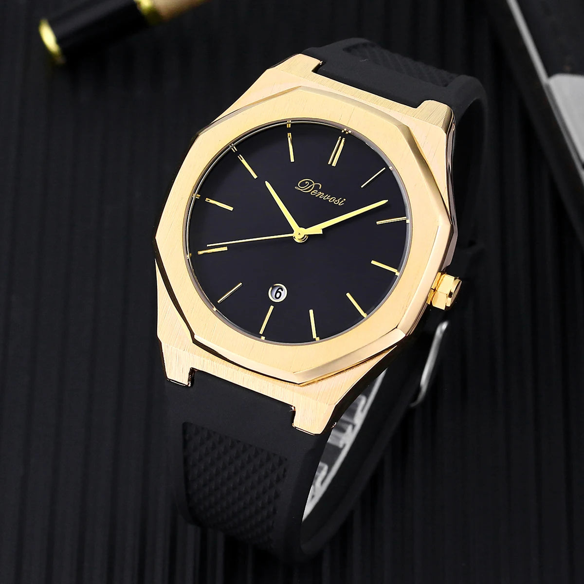 Simple leisure sports men's quartz watch  Waterproof casual wristwatch for men