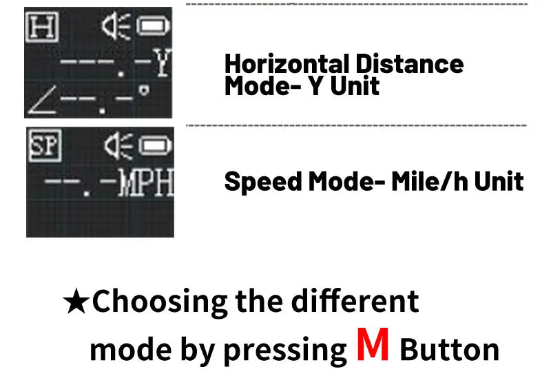1200m Mini Laser Infrared Riflescope Rangefinder for Hunting Shooting Distance Angle Speed Measurer Tactical Rifle Scope Mounted