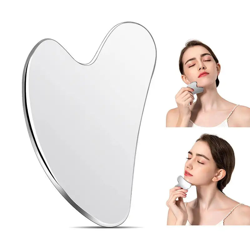 Gua Sha Board Guasha Massage for Face Stainless Steel Body Massager Facial Scraping Plate SPA  Guasha Scraper for Neck Back