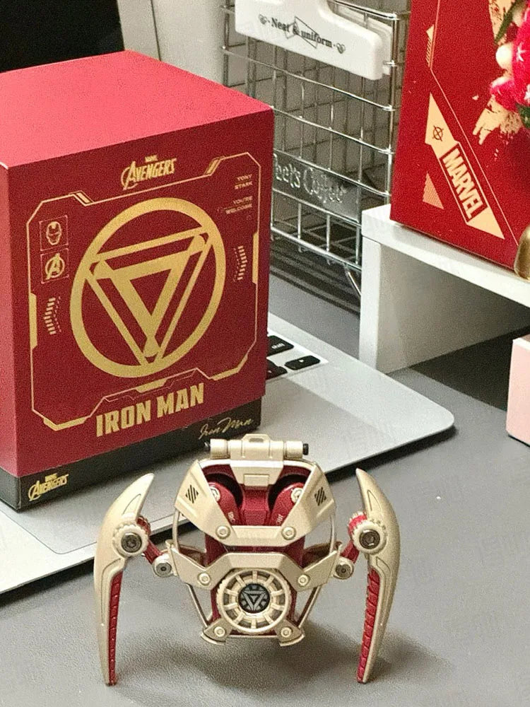 MARVEL Collaboration Bluetooth Headphones ANC Active Noice Cancellation Bluettoth Wireless Earphones Sports Gaming Gift Iron Man