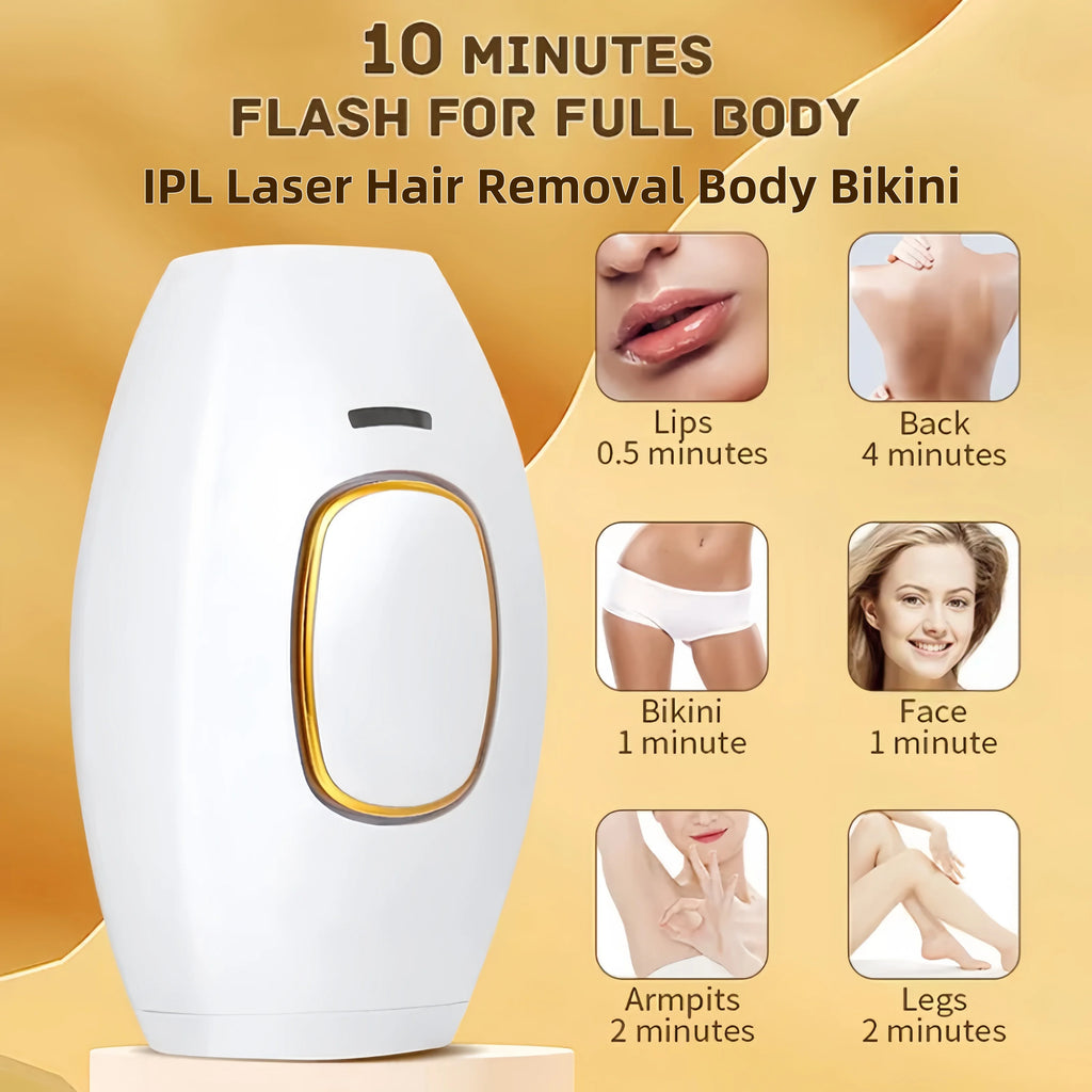 Swoson Professional Permanent Laser Depilator Body Bikini IPL Hair Removal Handset Home Use For Women and Men