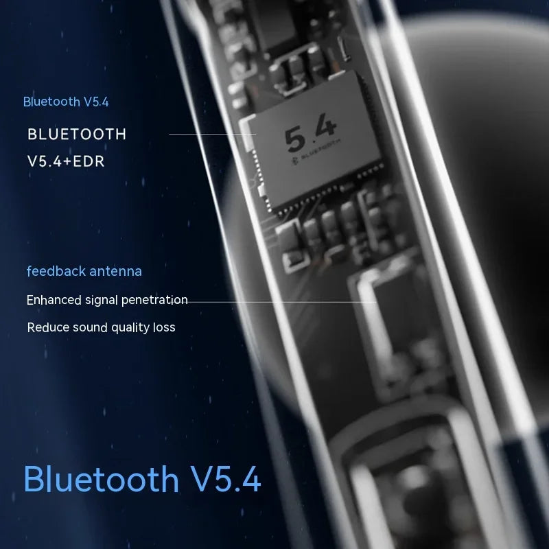 Liup Lp1 Bluetooth Wireless Earphone Luminous Quicksand Earbuds Custom Gaming Noise Reduction Headphones Low Latency Earphones