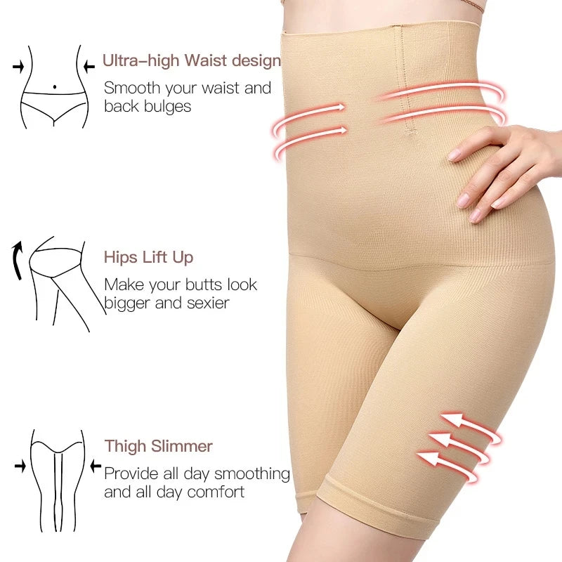 Shapewear Butt Lifter Seamless Women High Waist Slimming Panty Tummy Control Knickers Pant Briefs  Underwear Ladies Body Shaper