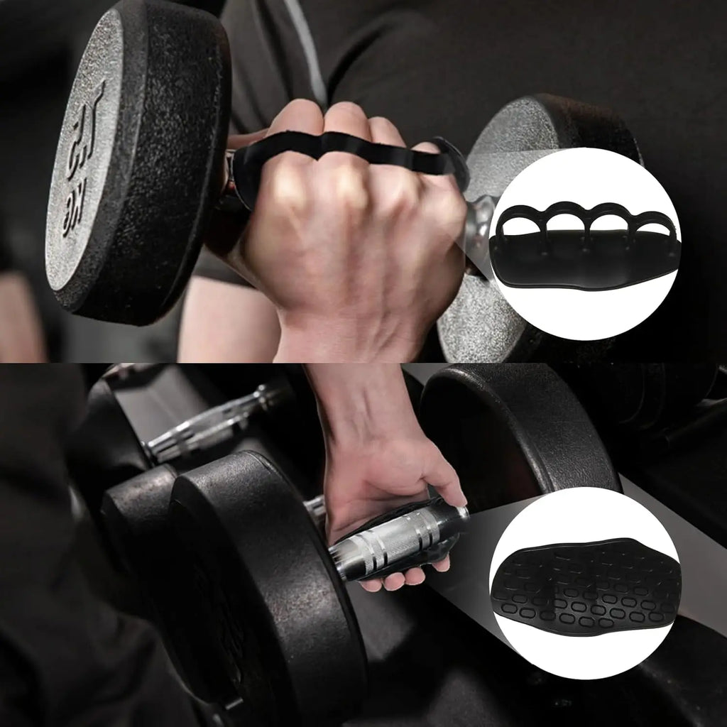 Gym Gloves Grip Strengthener Silicone Palm Grips Crosstraining Palm Grip Hand Protection for Gymnastics Weightlifting Exercise