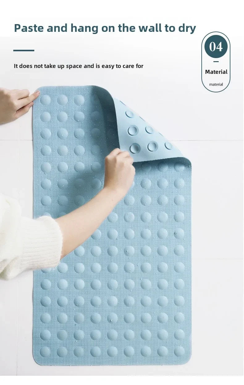 Bathroom Mat Anti-slip Grip Mat Soft Shower Massage Mat Bathtub Carpet Shower Mat Floor Mats Hotel High End Feel 2025