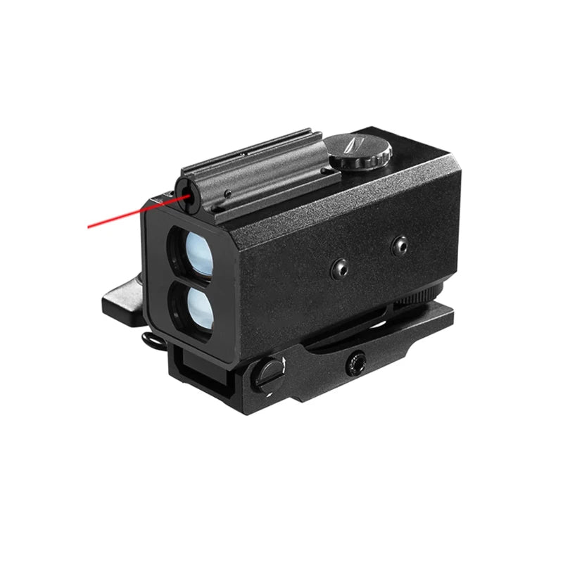 1200m Mini Laser Infrared Riflescope Rangefinder for Hunting Shooting Distance Angle Speed Measurer Tactical Rifle Scope Mounted