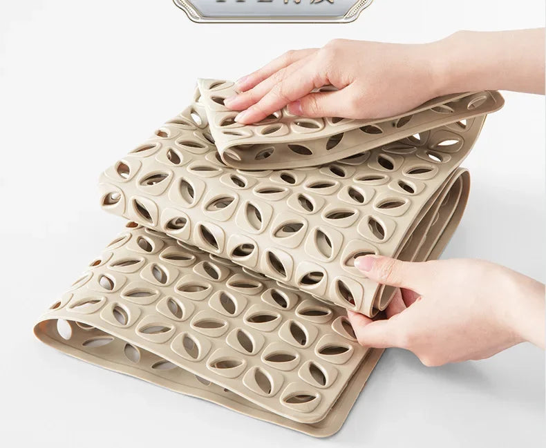 1PC Non-Slip Bath Mat Anti Fall Bathroom Floor Mat Household Bathroom Toilet Area Mat Shower Foot Mats Easy Clean Waterproof Mat