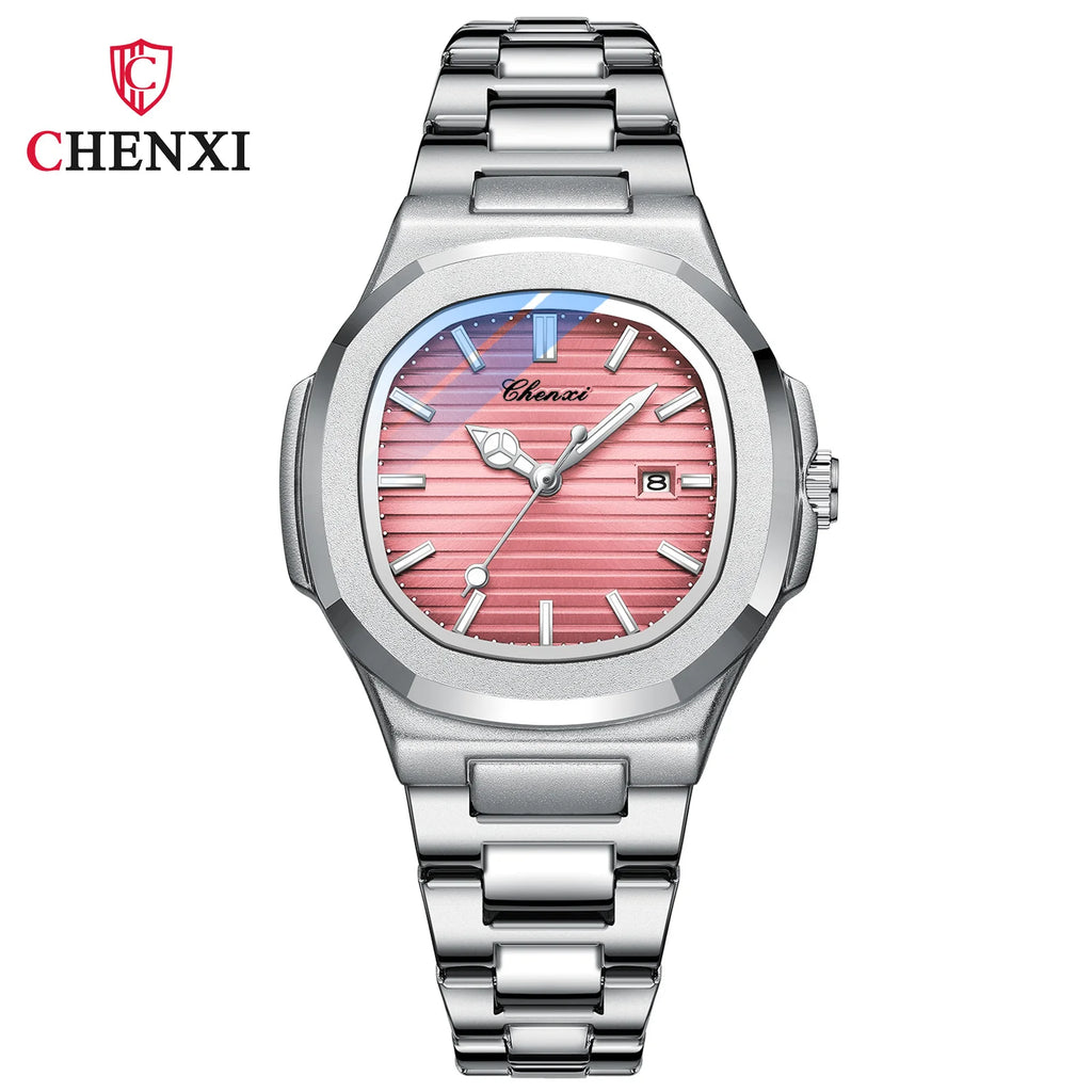 CHENXI 8222 Women Fashion Luxury Quartz Wristwatches Ladies Clock 2025 New Product Man And Women Watch Clock