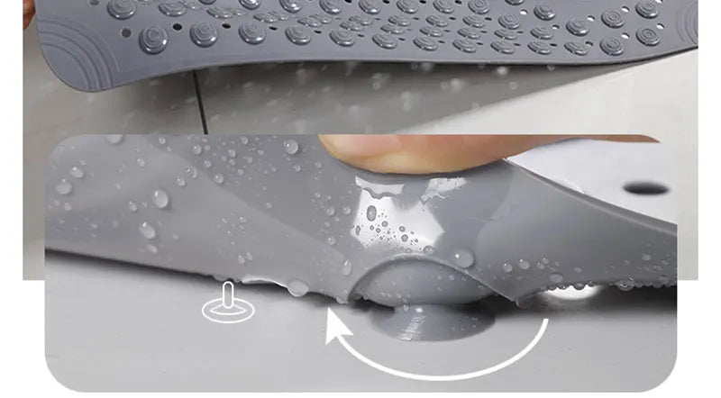 Waterproof Bathroom Anti-Slip Floor Mat Shower Room Dedicated Non-Slip Massage Foot Bath Mat for Bathtub Toilet
