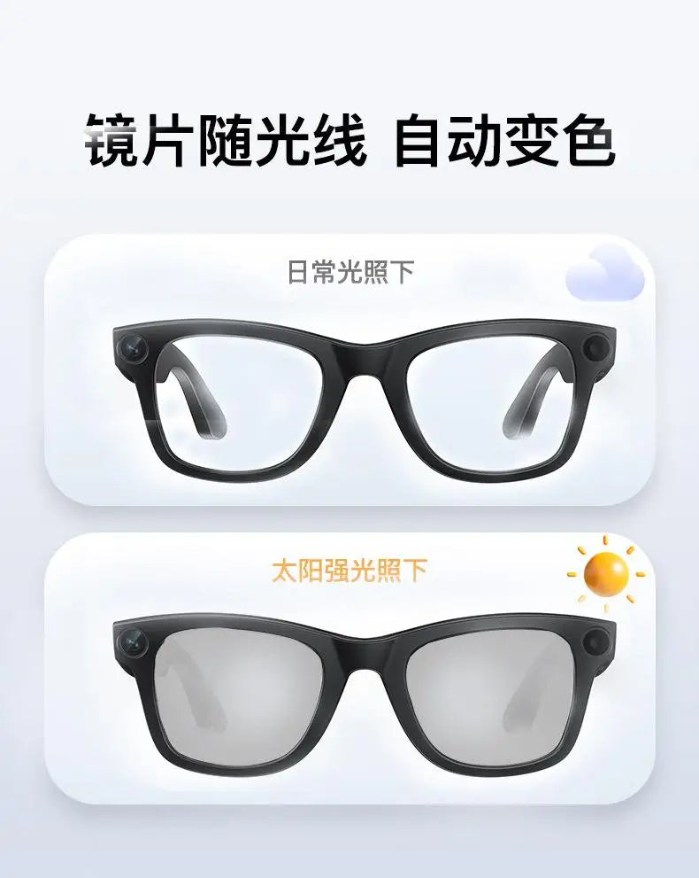 Smart AI Glasses 800W Pixel G300  AI Shooting Camera HD Photo Video Voice Call Translation Waterproof Bluetooth Glasses Devices