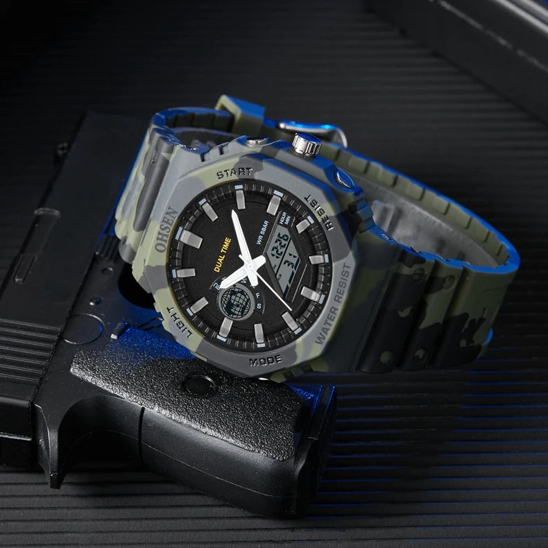 Digital Watch Military Waterproof Sport Quartz Men Watches Dual Time Black G style Fashion Tactical Electronic Wristwatch Clocks