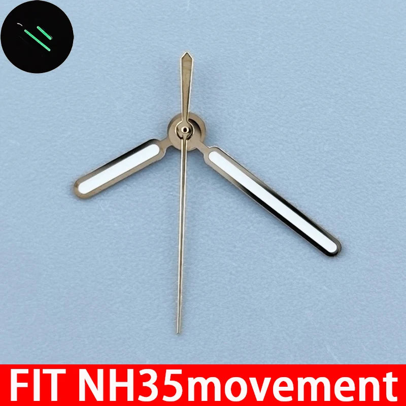 Watch Case for NH34 N.H35 N.H36 Movement - Fits 29.5-30mm Dial & 13mm Band - Replacement Mod DIY Case Set in Silver Black Gold