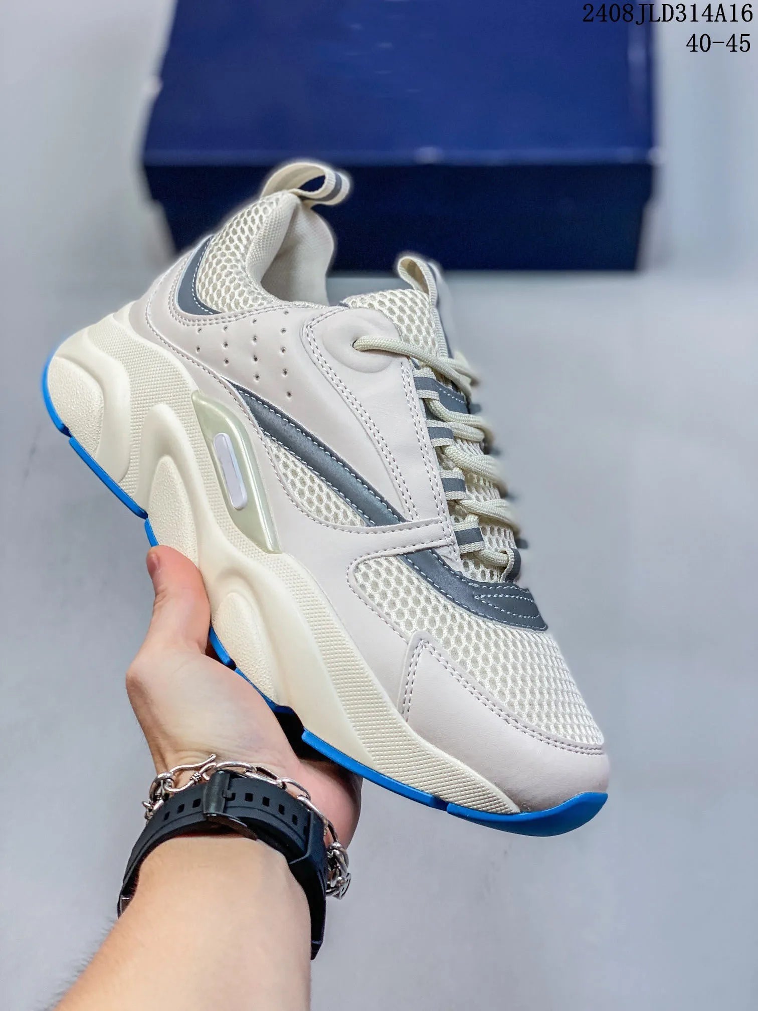 2025 High Quality Fashion Low Sneakers for Men Women Breathable Comfortable Outdoor Lace-up b22 Walking Sports Sneakers eur36-45