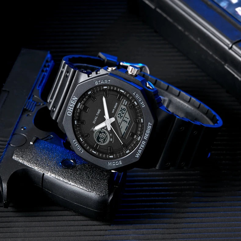 Digital Watch Military Waterproof Sport Quartz Men Watches Dual Time Black G style Fashion Tactical Electronic Wristwatch Clocks