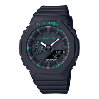 Unisex Electronic Digital Watch LED Dual Display World Time Rubber Strap Full Function Oak Series