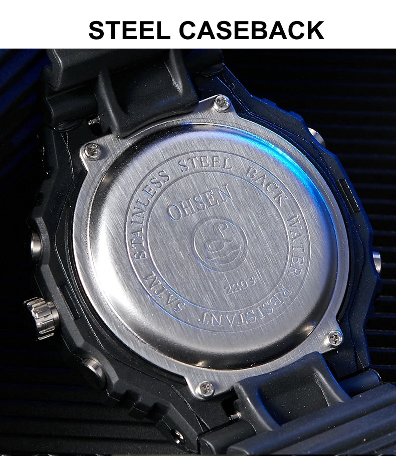 Digital Watch Military Waterproof Sport Quartz Men Watches Dual Time Black G style Fashion Tactical Electronic Wristwatch Clocks