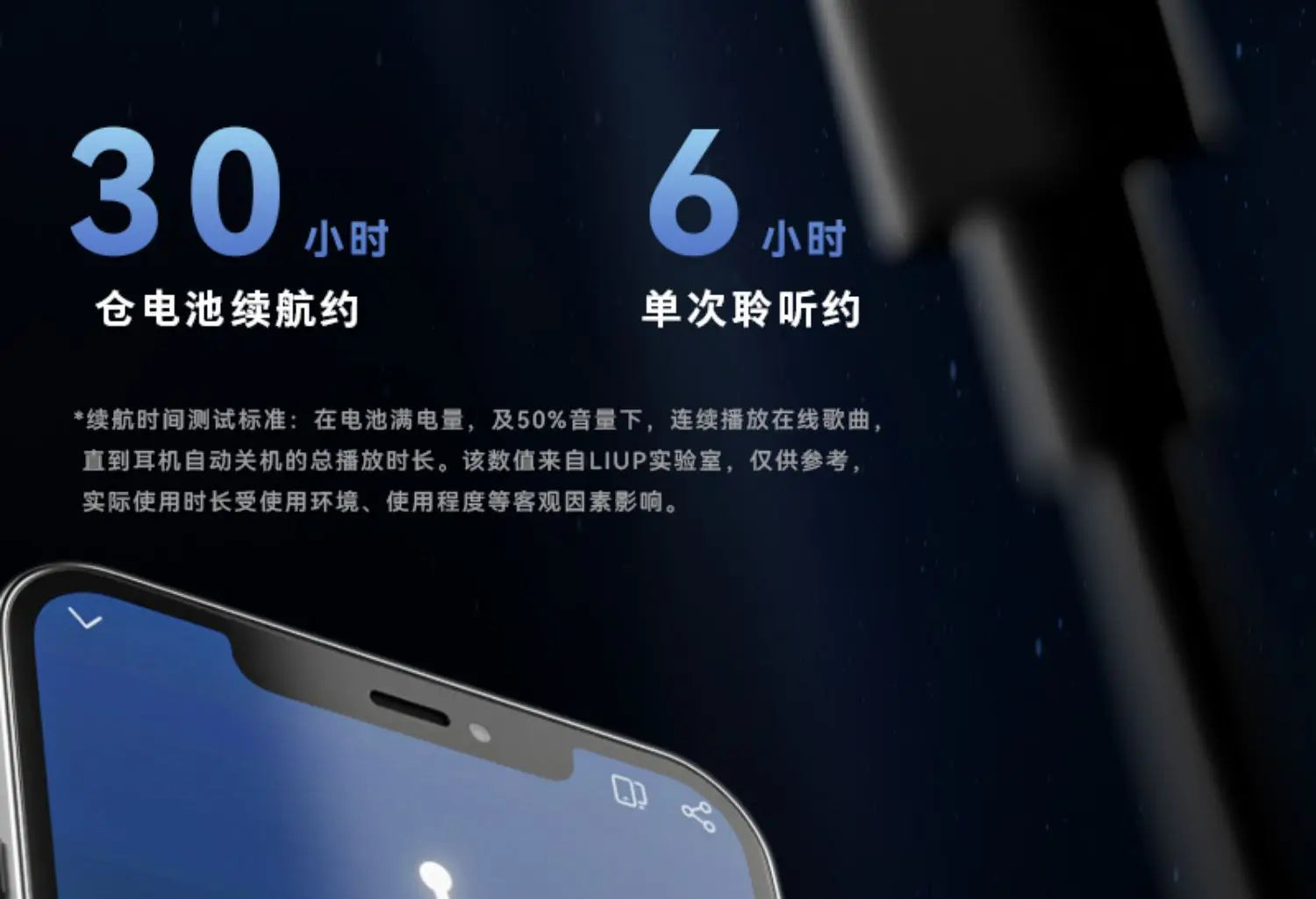 LIUP LP1 Luminous New Headphones Bluetooth Half in Ear Without Sensors Delay AI Active Noise Reduction  Dual Mode Switching Gift