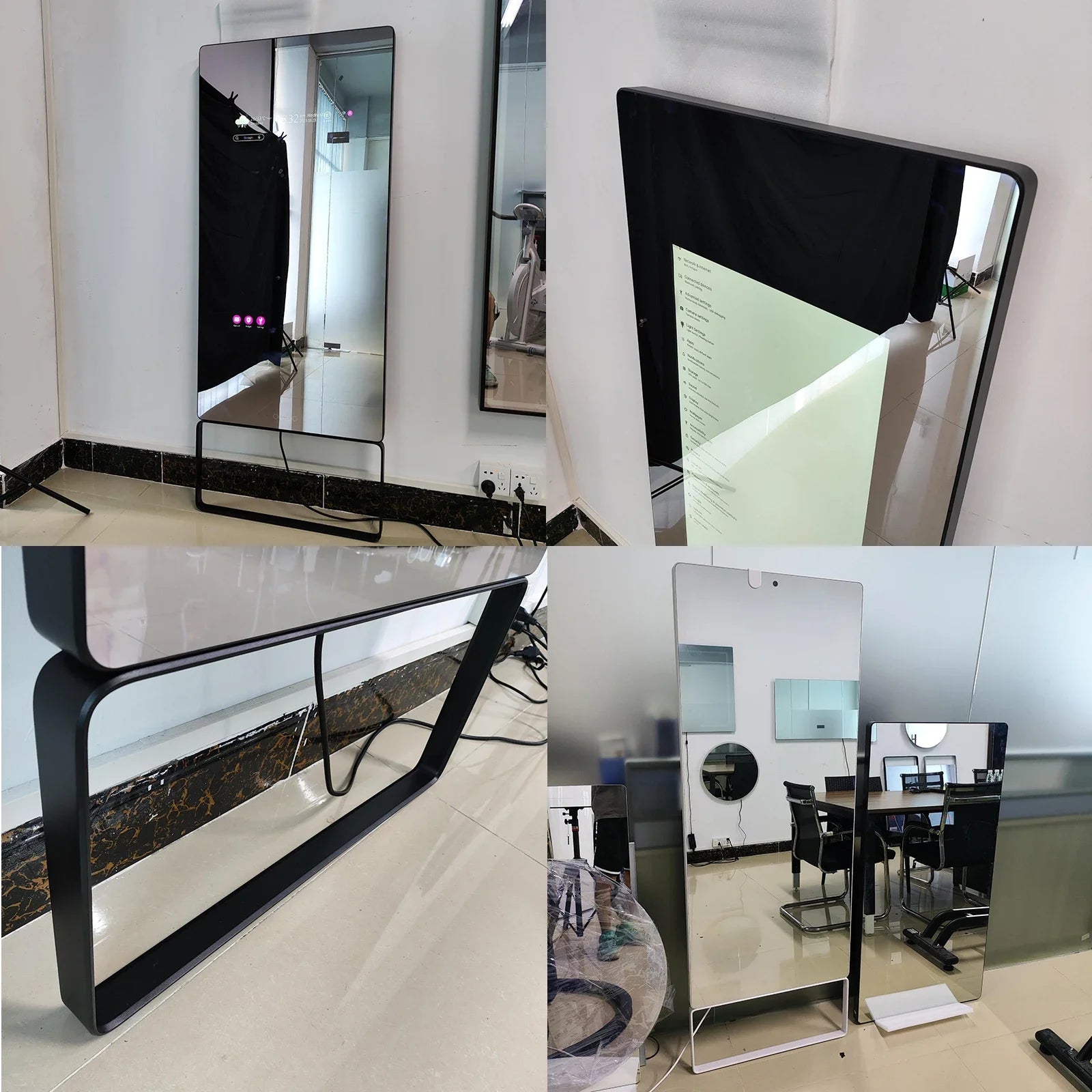 Fitness MirrorNew Fitness Mirror Touch Screen Electronic Smart Mirror Bathroom Smart Magic Mirror