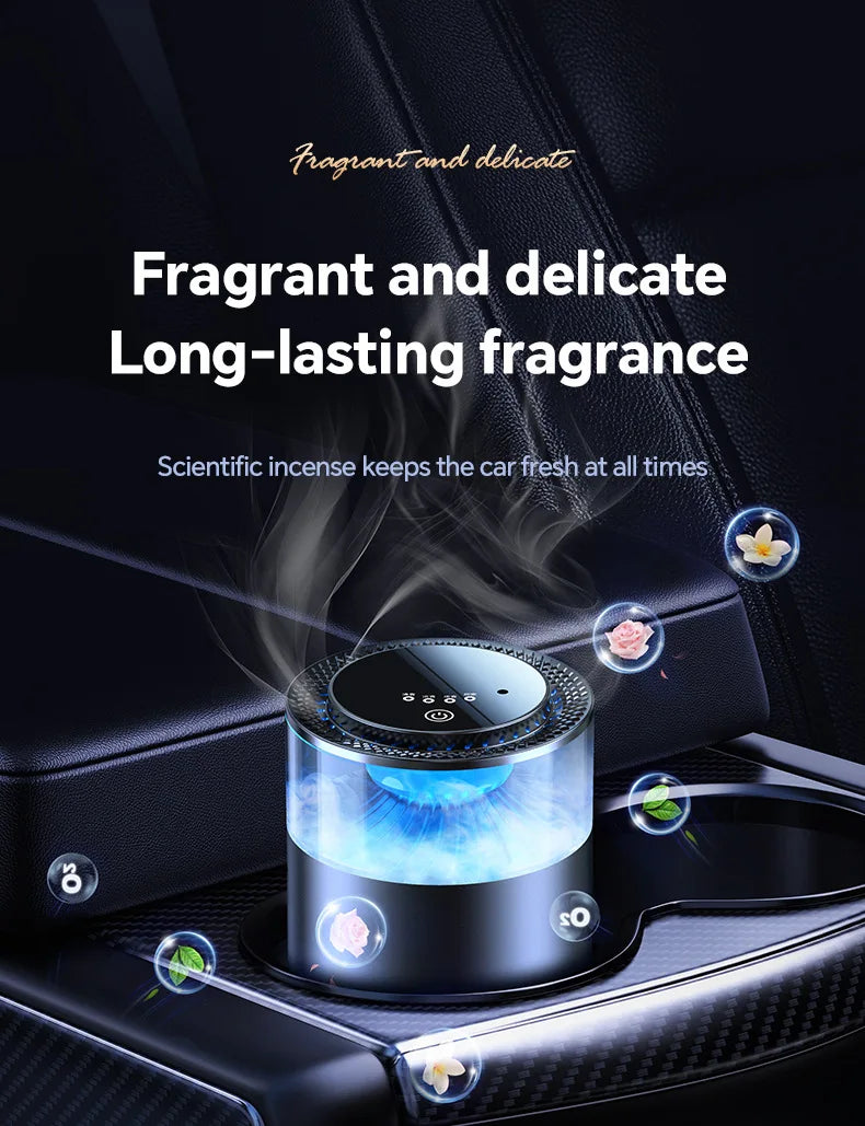 New Smart Car Fragrance  Air Fresheners Ambient Light Auto On/Off Car Air Freshener Diffuser Adjustable Intensity