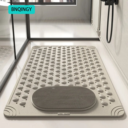 Waterproof Bathroom Anti-Slip Floor Mat Shower Room Dedicated Non-Slip Massage Foot Bath Mat for Bathtub Toilet