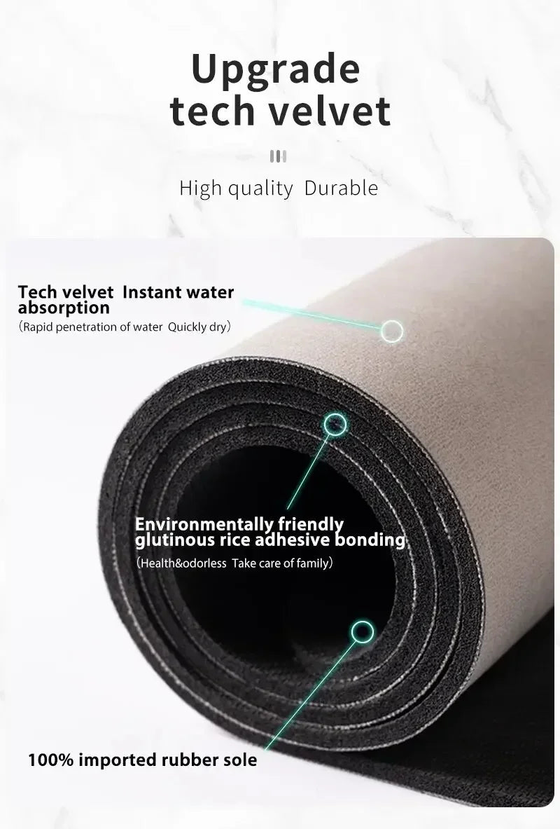 Bathroom Mats Diatomaceous Soft Mats Bathroom Quick Dry Water-absorbing Mats Toilet Non-slip Foot Mats Carpet Door Mats Bath Rug