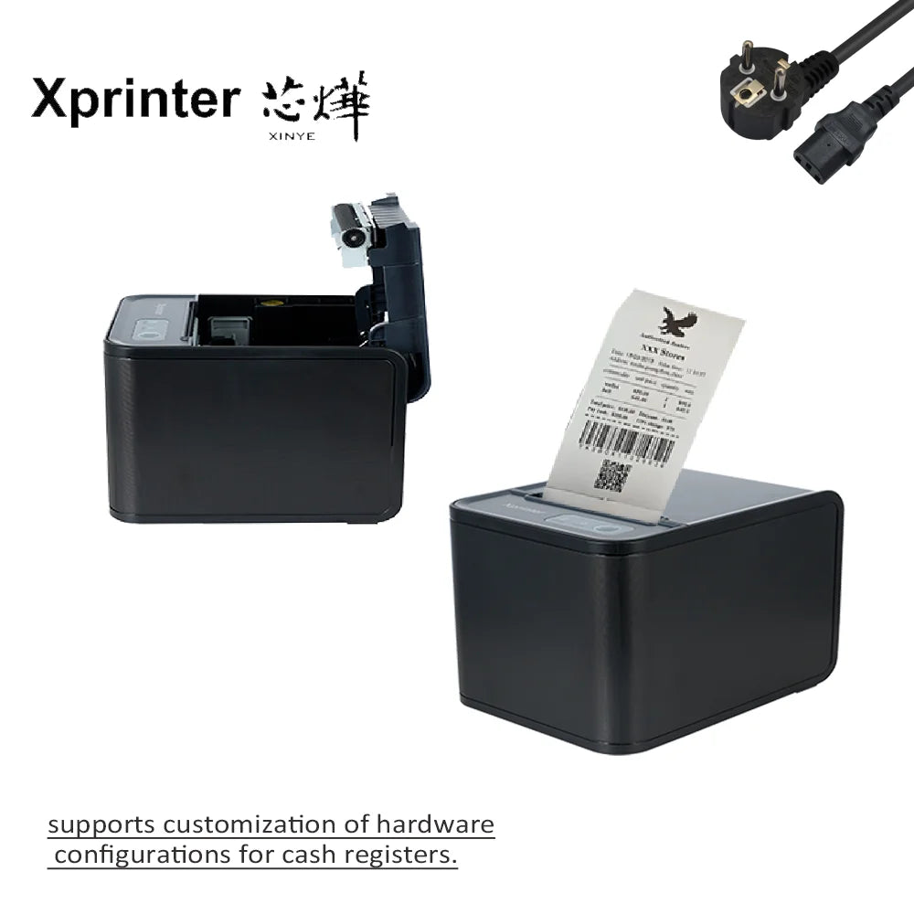 thermal printer is register (receipt) ticket printer hotels,supermarkets, catering.cash drawers,cash registers,computers