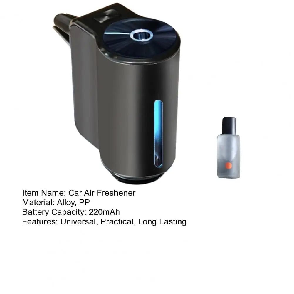 Smart Car Air Freshener Fragrance Dispenser 3 Modes Adjustable Air Vent Car Aromatherapy Diffuser Ultrasonic Atomizer