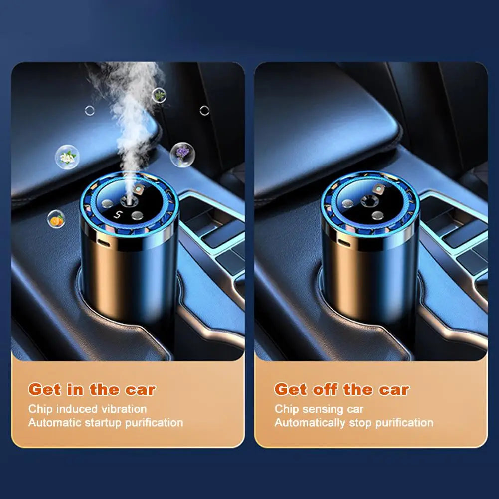 Smart Car Air Freshener Adjustable New Car Smell Air Freshener Car Scent Automatic Car Scent Starry Sky Ceiling Ambient Light