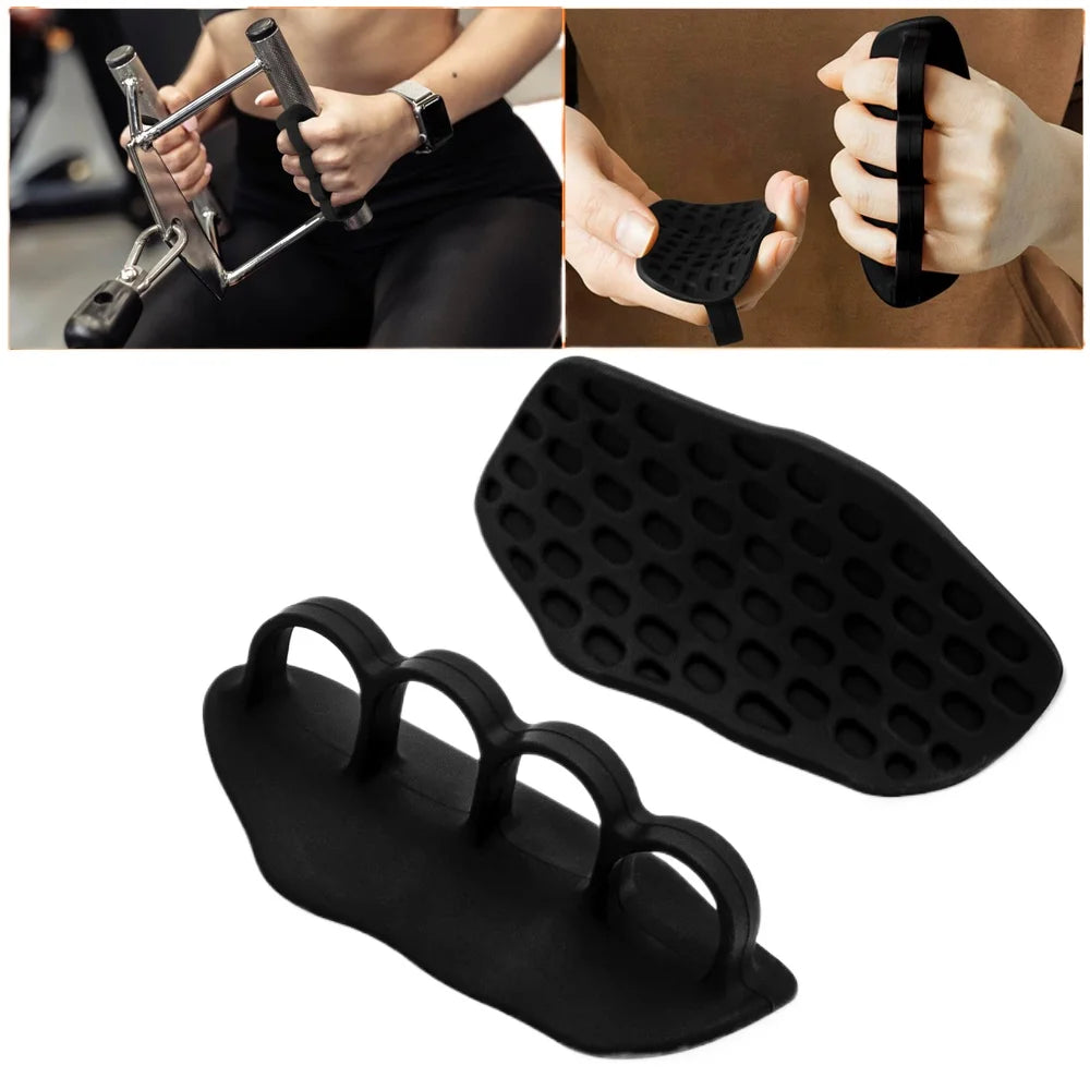 1Pair Portable and Easy-to-use Anti Slip Training Gloves, Used for Weightlifter Palm Protection,Sports Training Hand Grips Gifts