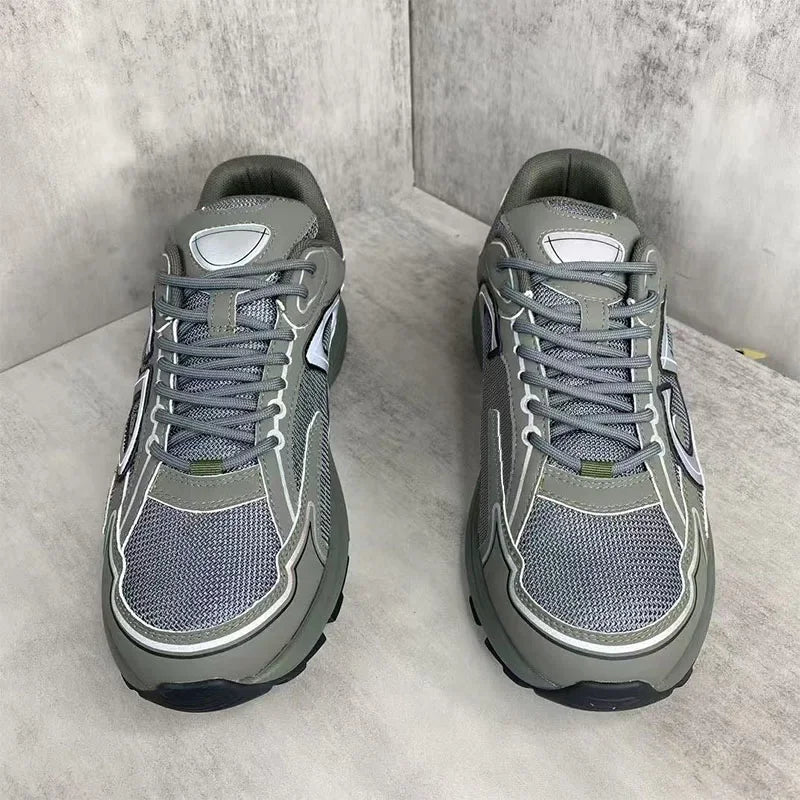 2025 New  B30 Summer Breathable thick-soled mesh casual sports shoes for teenagers, Men's  Bad trendy shoes