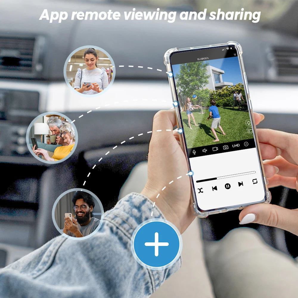 Smart 15MP Triple-Lens Bulb Security Camera 360° PTZ Auto Tracking 15MP 9MP Night Vision WiFi Waterproof CCTV 3-Screen View