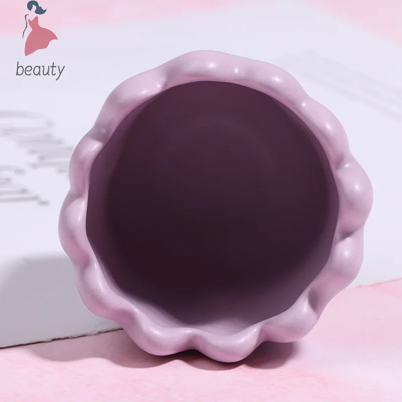 Purple Ceramic Gua Sha For Face Body Massage Tool Body Guasha Board For Relief Massage Face Lift Gua Sha Massager